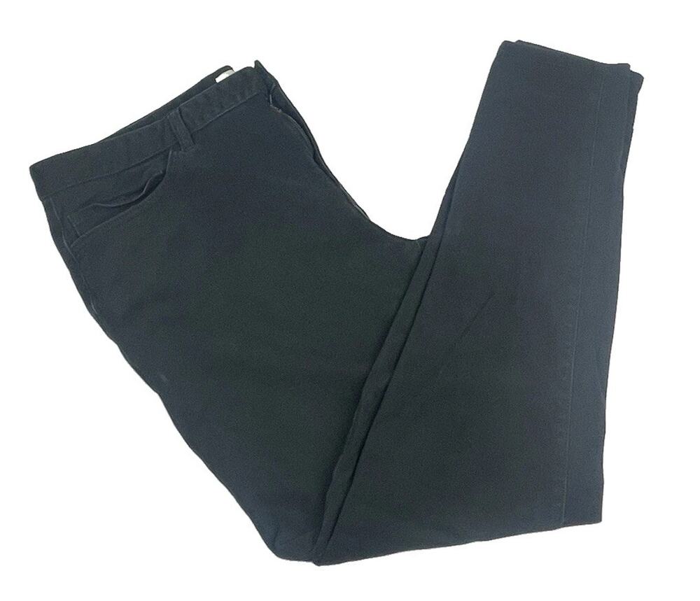 Dapper Boi Pants Mens 40x31 Black Chino Modern Casual Premium Stretch *flaw*
